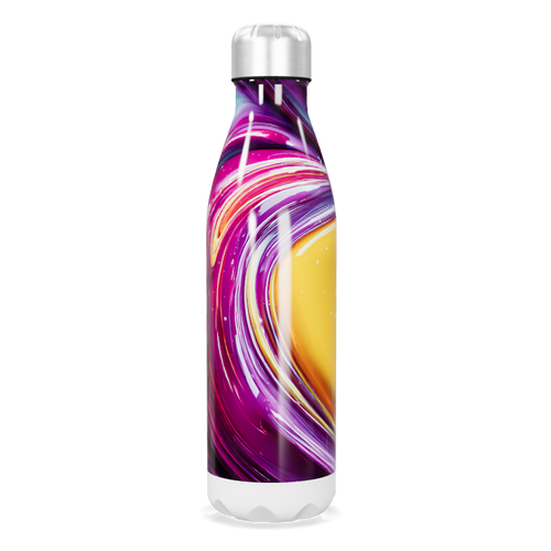 Garrafa Inox - Estampa Colorida Abstrata