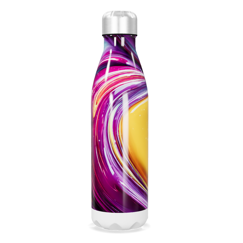 Garrafa Inox - Estampa Colorida Abstrata