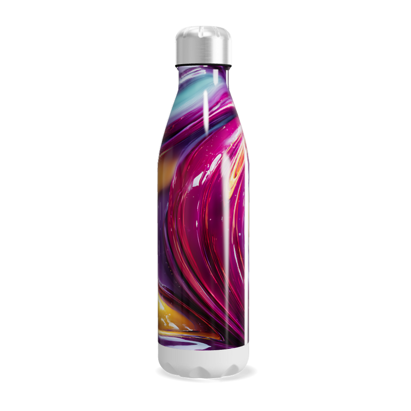Garrafa Inox - Estampa Colorida Abstrata