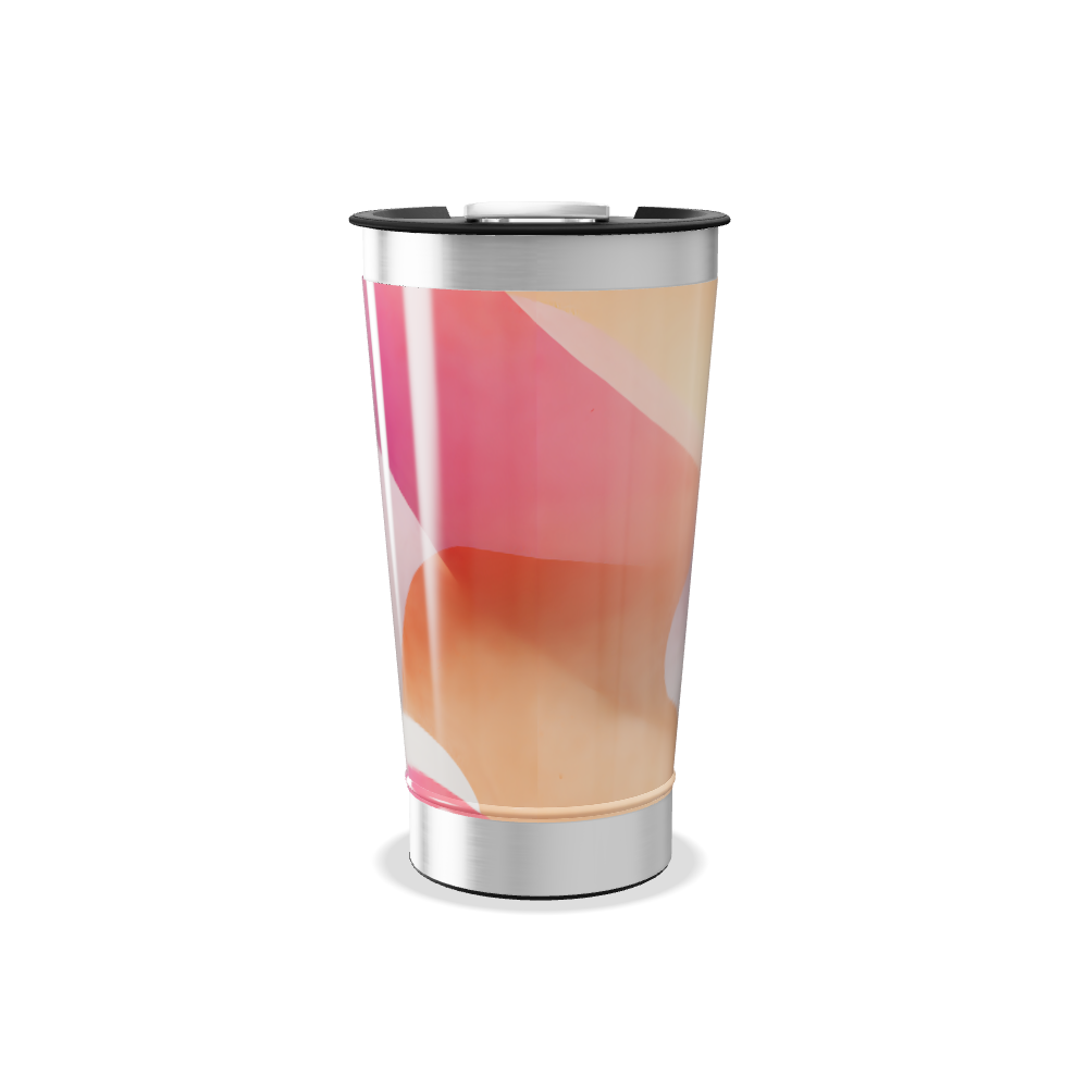 Copo Térmico - Inox com Estampa Roxa