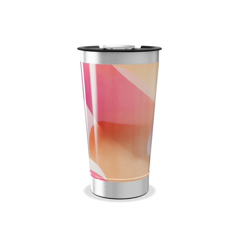 Copo Térmico - Inox com Estampa Roxa