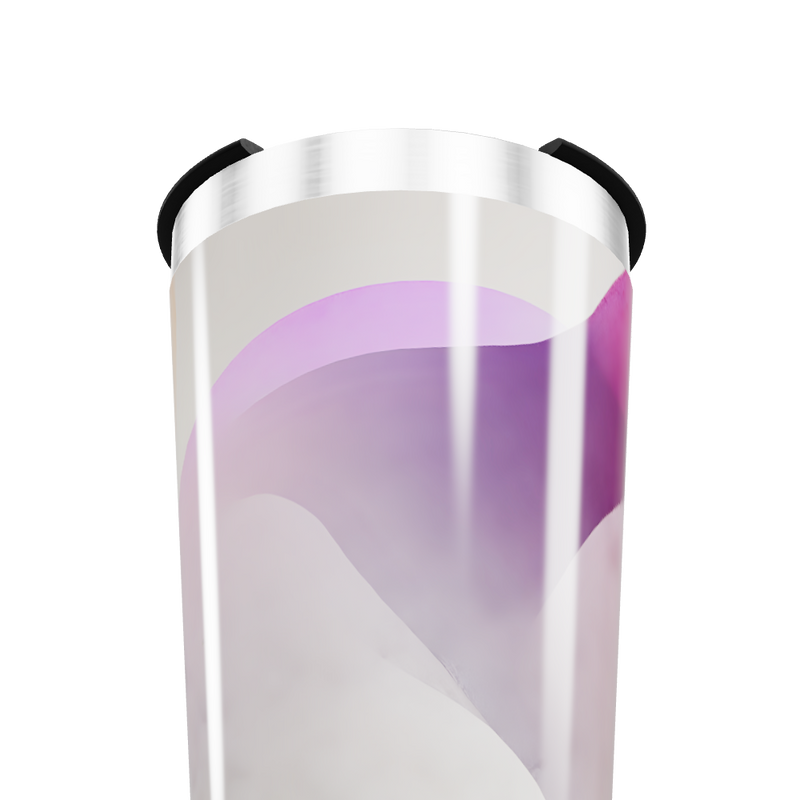 Copo Térmico - Inox com Estampa Roxa