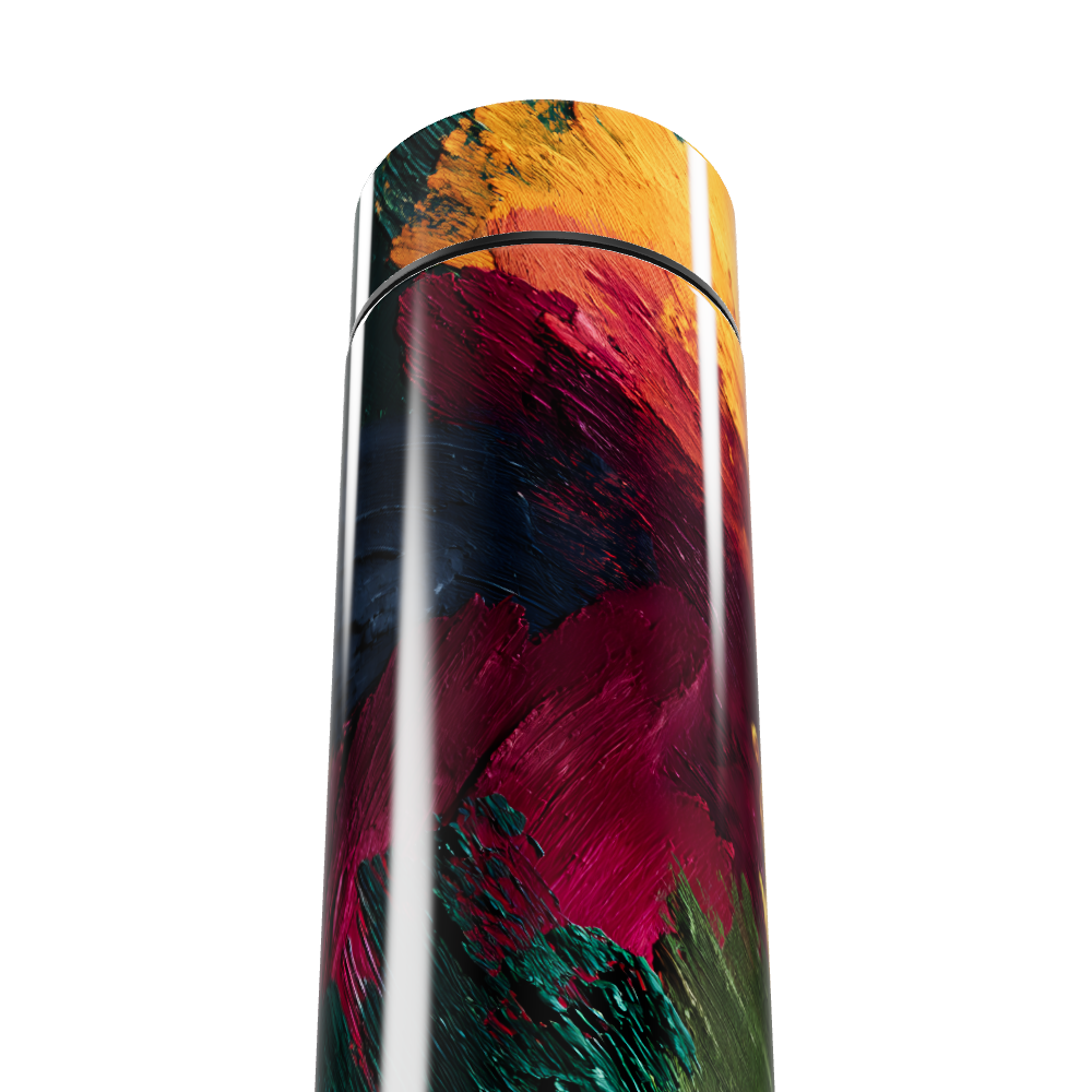 Garrafa Térmica Touch Estampa Abstrata Colorida