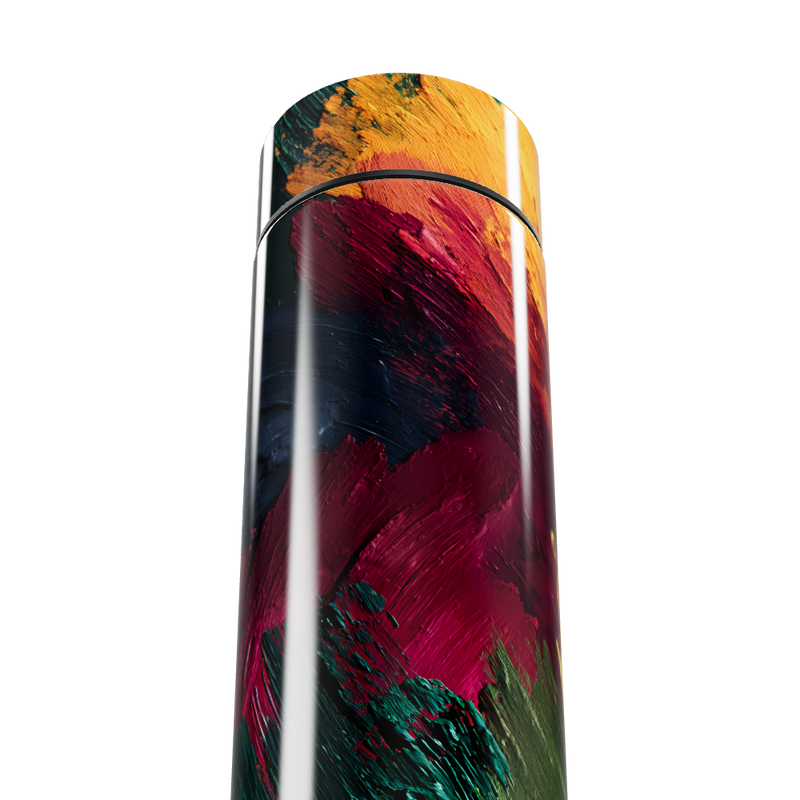 Garrafa Térmica Touch Estampa Abstrata Colorida