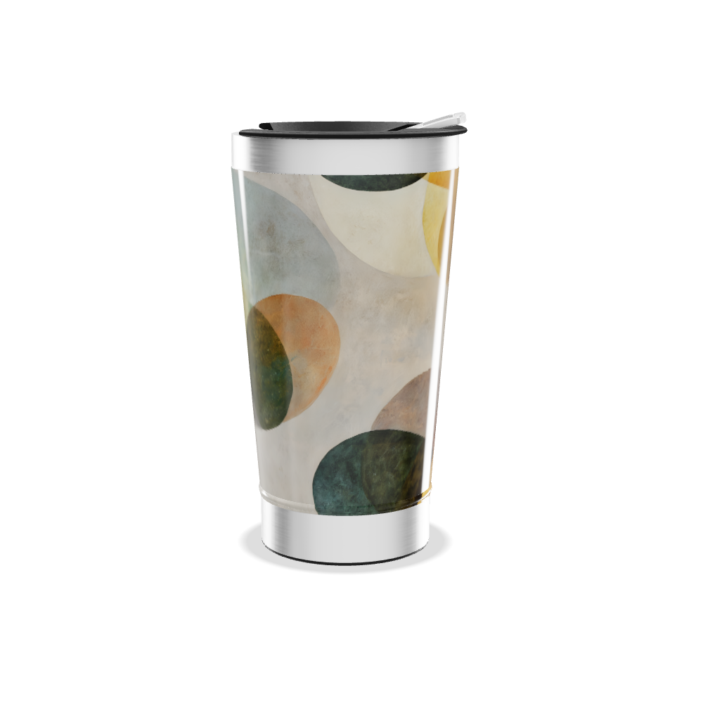 Copo Térmico - Estampa Geométrica Colorida