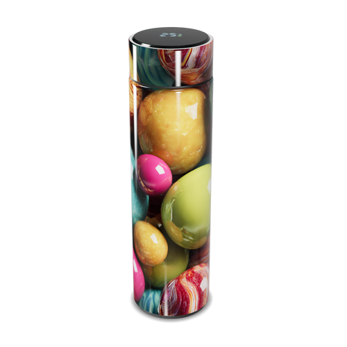 Garrafa Térmica Touch - Estampa Colorida Vibrante