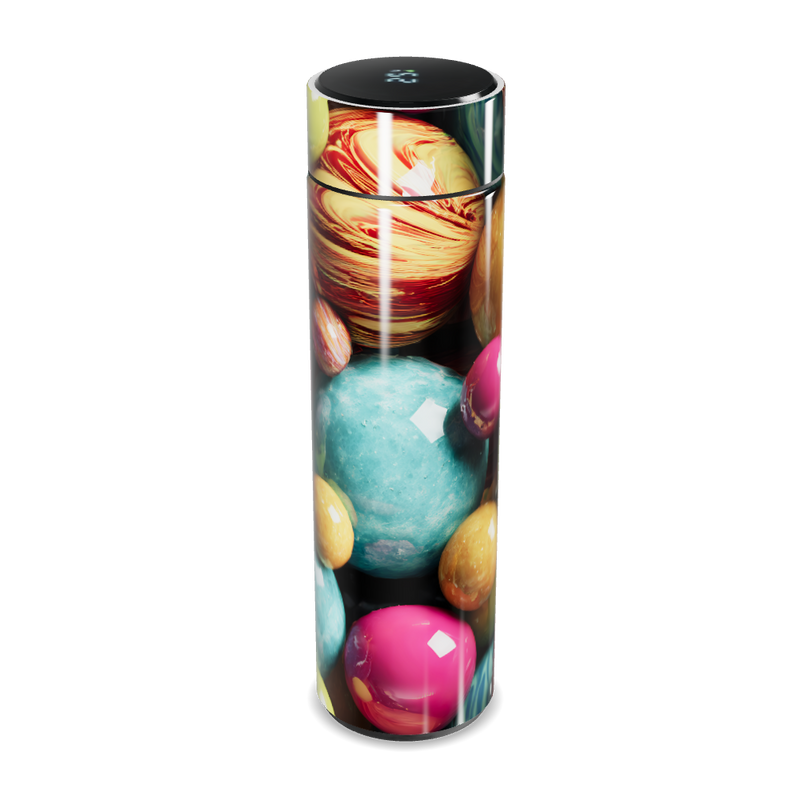 Garrafa Térmica Touch - Estampa Colorida Vibrante