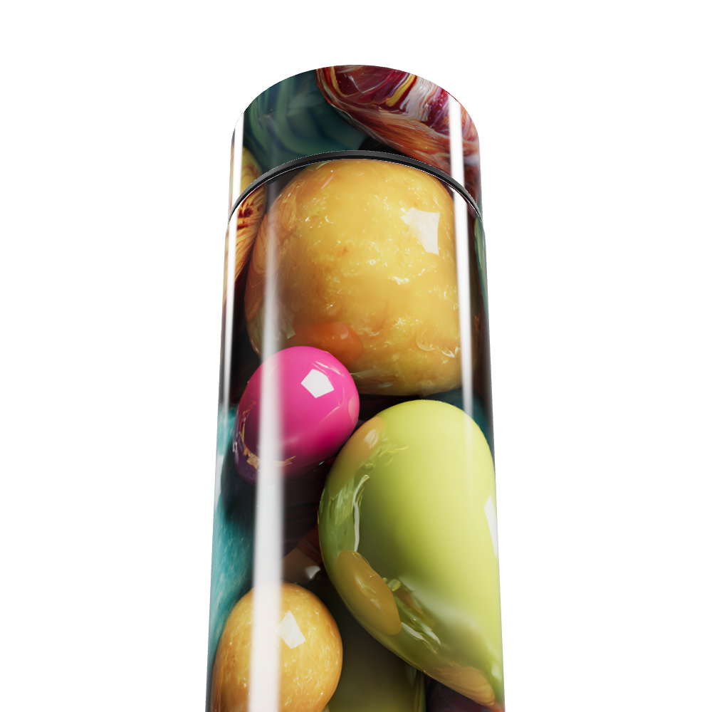 Garrafa Térmica Touch - Estampa Colorida Vibrante