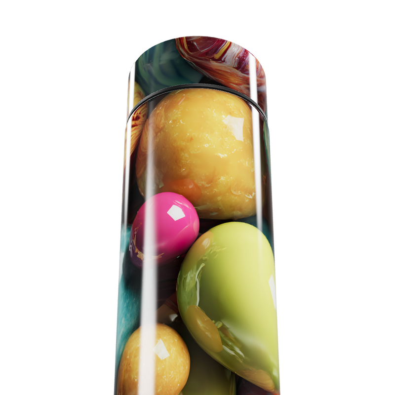 Garrafa Térmica Touch - Estampa Colorida Vibrante