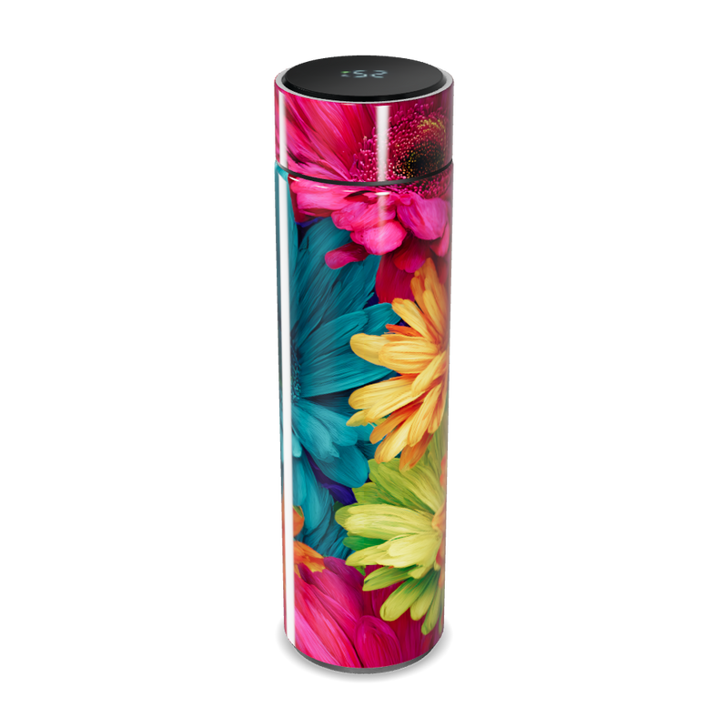 Garrafa Térmica Touch - Floral Colorida Inox