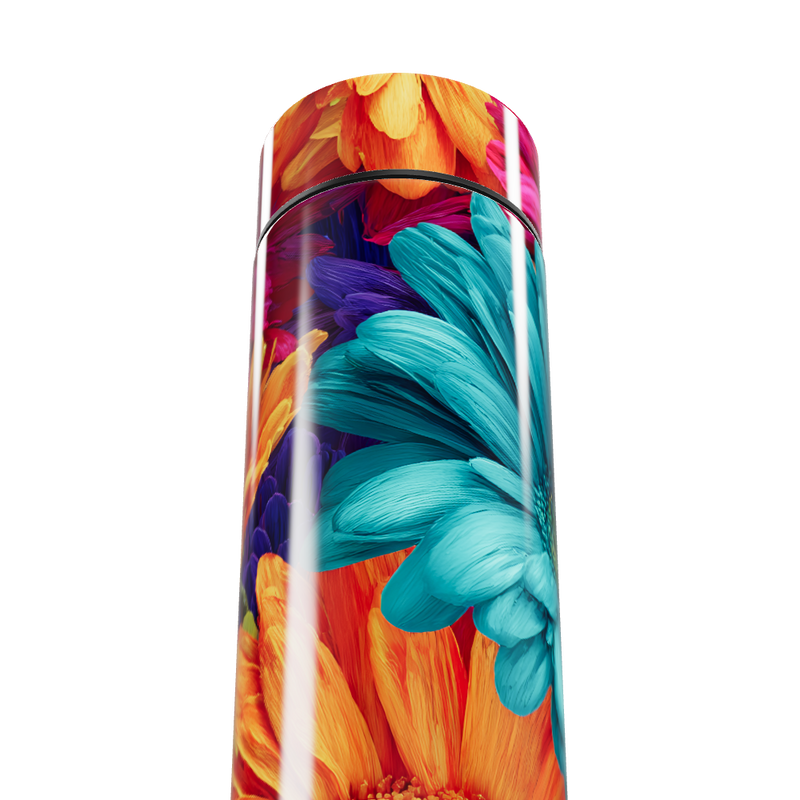 Garrafa Térmica Touch - Floral Colorida Inox