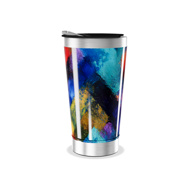 Copo Térmico - Estampa Colorida Aço Inox