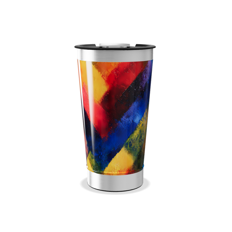 Copo Térmico - Estampa Colorida Aço Inox