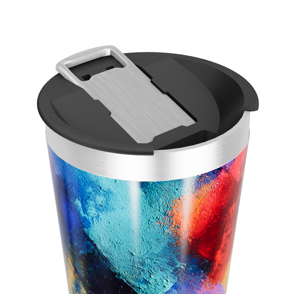 Copo Térmico - Estampa Colorida Aço Inox