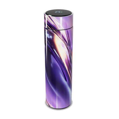 Garrafa Térmica Touch - Roxa com Display LED