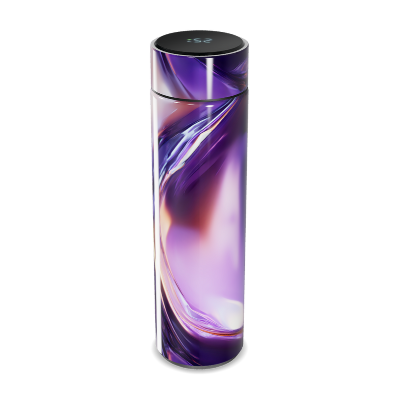 Garrafa Térmica Touch - Roxa com Display LED