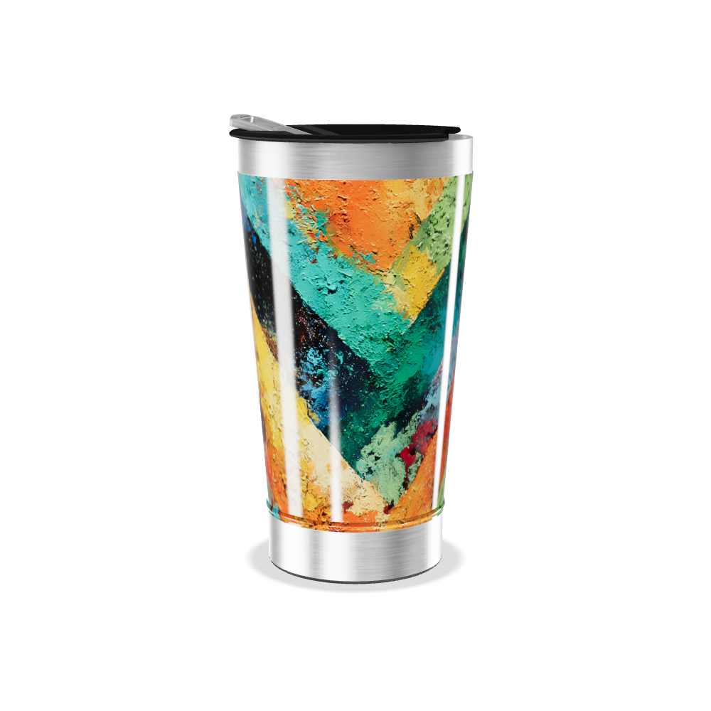 Copo Térmico - Estampa Colorida Aço Inox