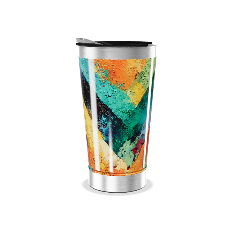 Copo Térmico - Estampa Colorida Aço Inox