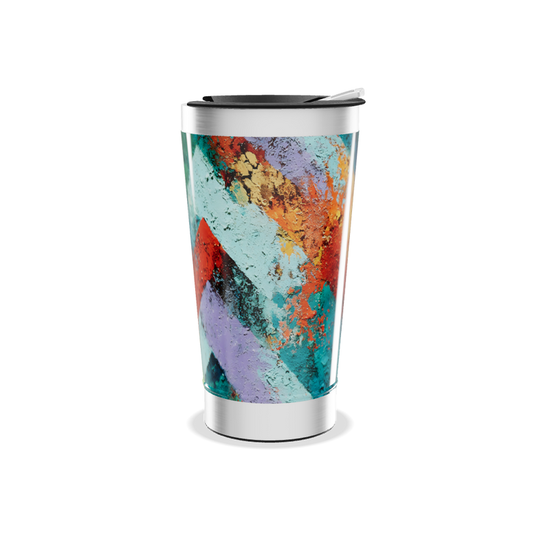 Copo Térmico - Estampa Colorida Aço Inox