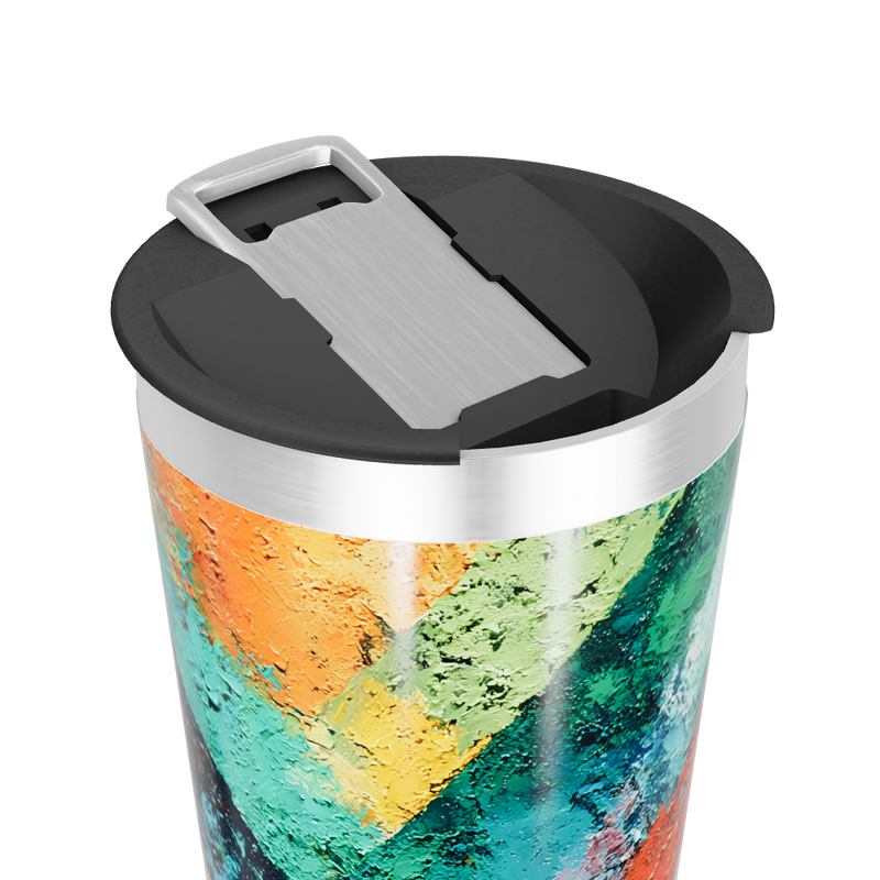 Copo Térmico - Estampa Colorida Aço Inox