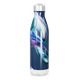 Garrafa Inox - Azul com Estampa Abstrata