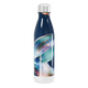 Garrafa Inox - Azul com Estampa Abstrata