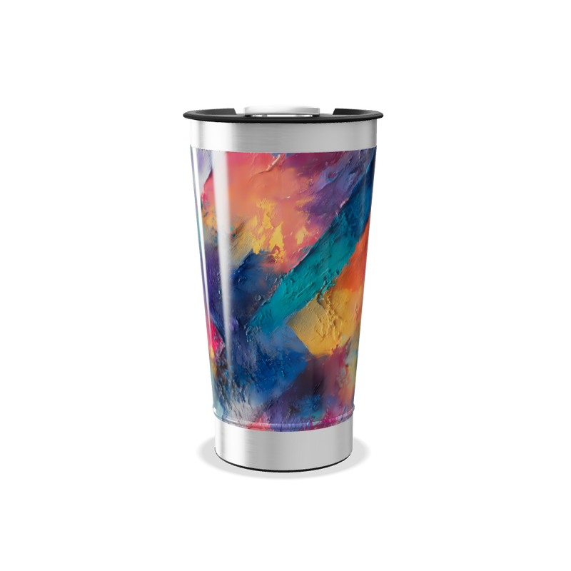 Copo Térmico - Estampa Colorida Aço Inox