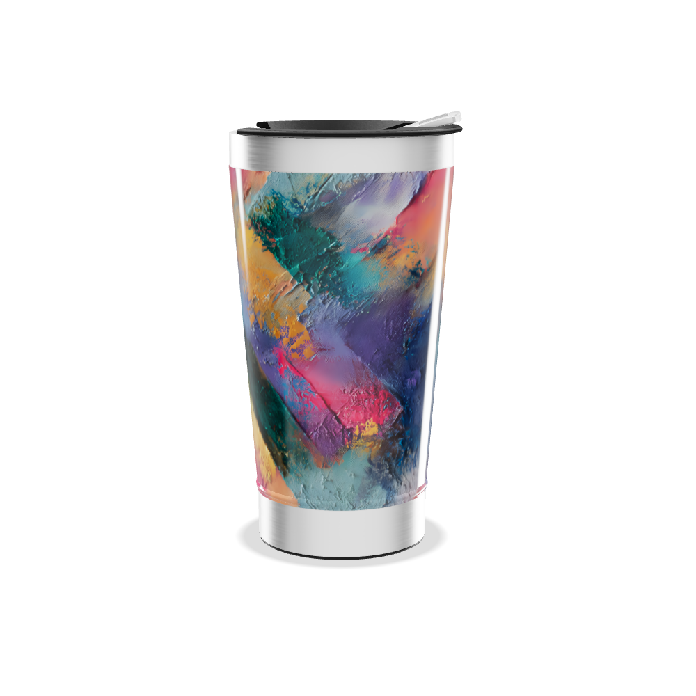 Copo Térmico - Estampa Colorida Aço Inox