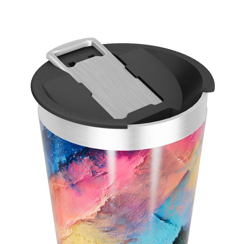 Copo Térmico - Estampa Colorida Aço Inox