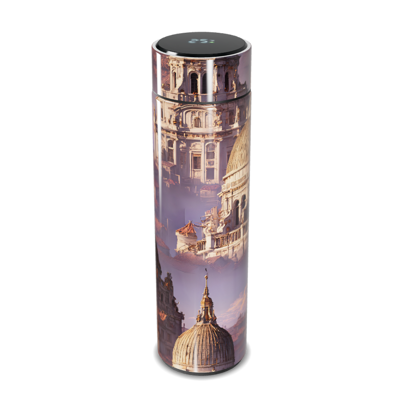 Garrafa Térmica Touch - Estampa Arquitetura