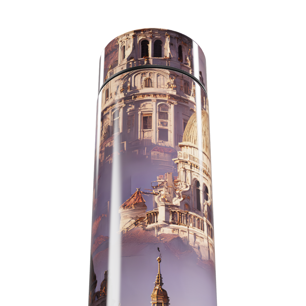 Garrafa Térmica Touch - Estampa Arquitetura