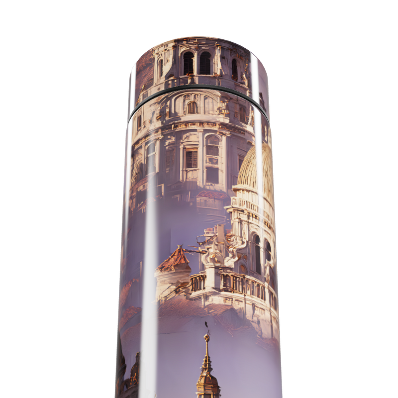 Garrafa Térmica Touch - Estampa Arquitetura