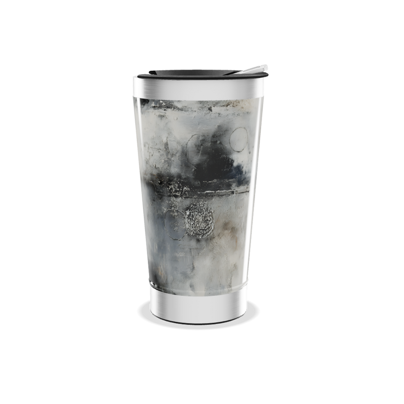 Copo Térmico - Aço Inox Marmorizado