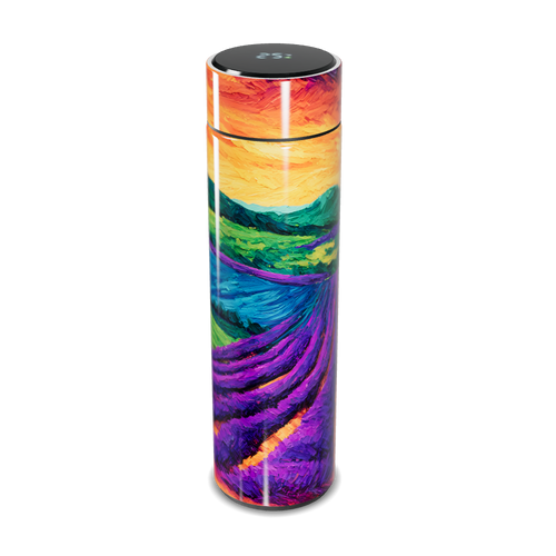 Garrafa Térmica Touch - Estampa Colorida Paisagem