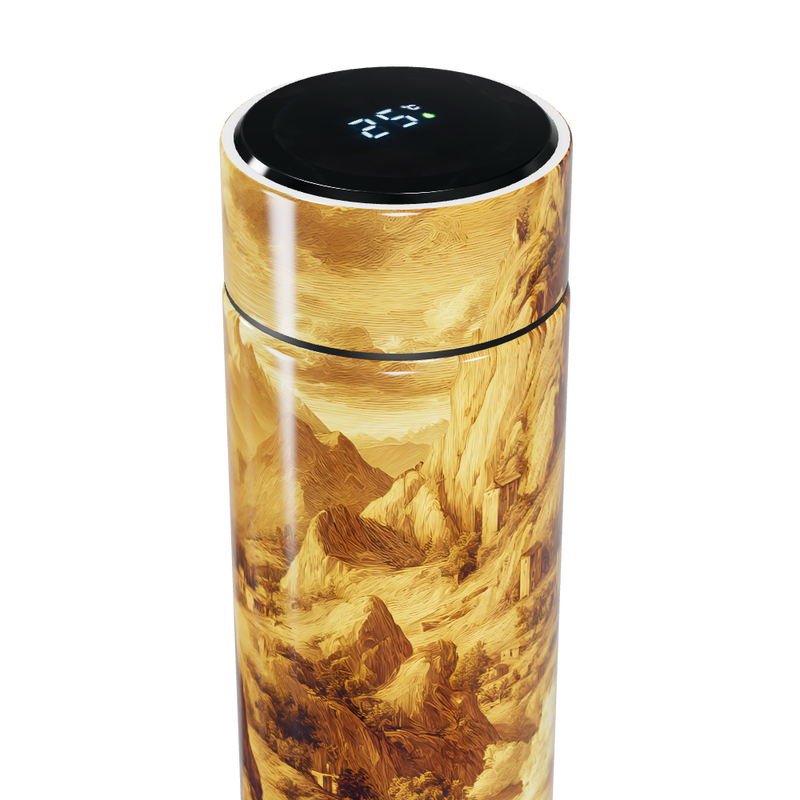 Garrafa Térmica Touch - Estampa Paisagem