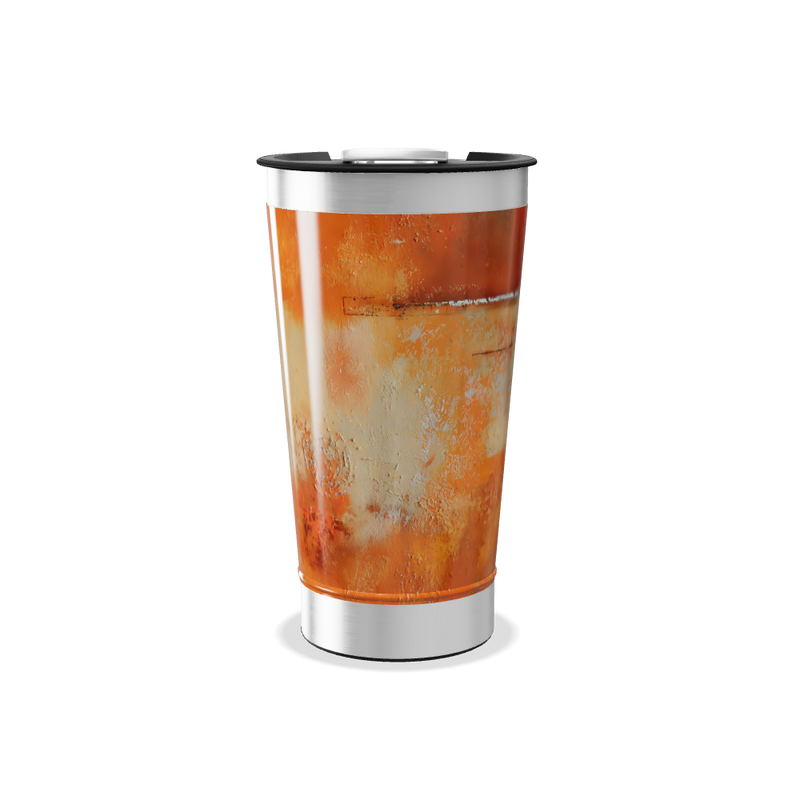 Copo Térmico - Estampa Abstrata Colorida