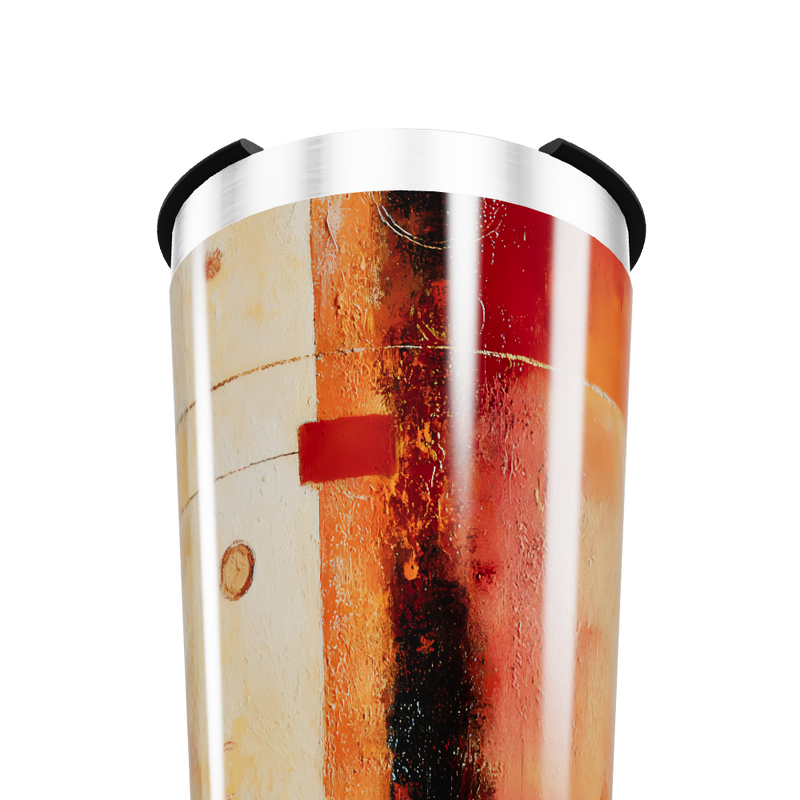 Copo Térmico - Estampa Abstrata Colorida