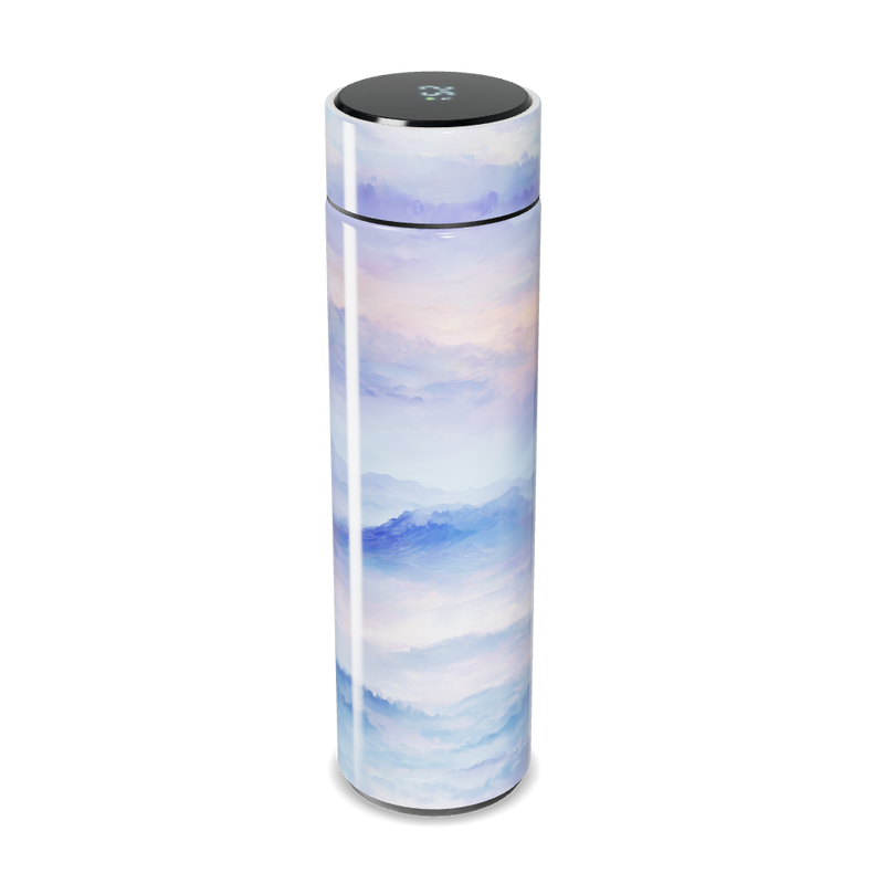 Garrafa Térmica Touch - Estampa Azul e Roxo