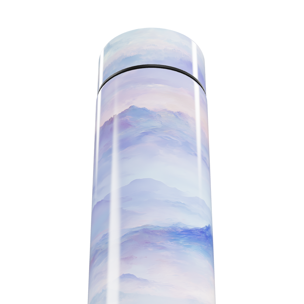 Garrafa Térmica Touch - Estampa Azul e Roxo