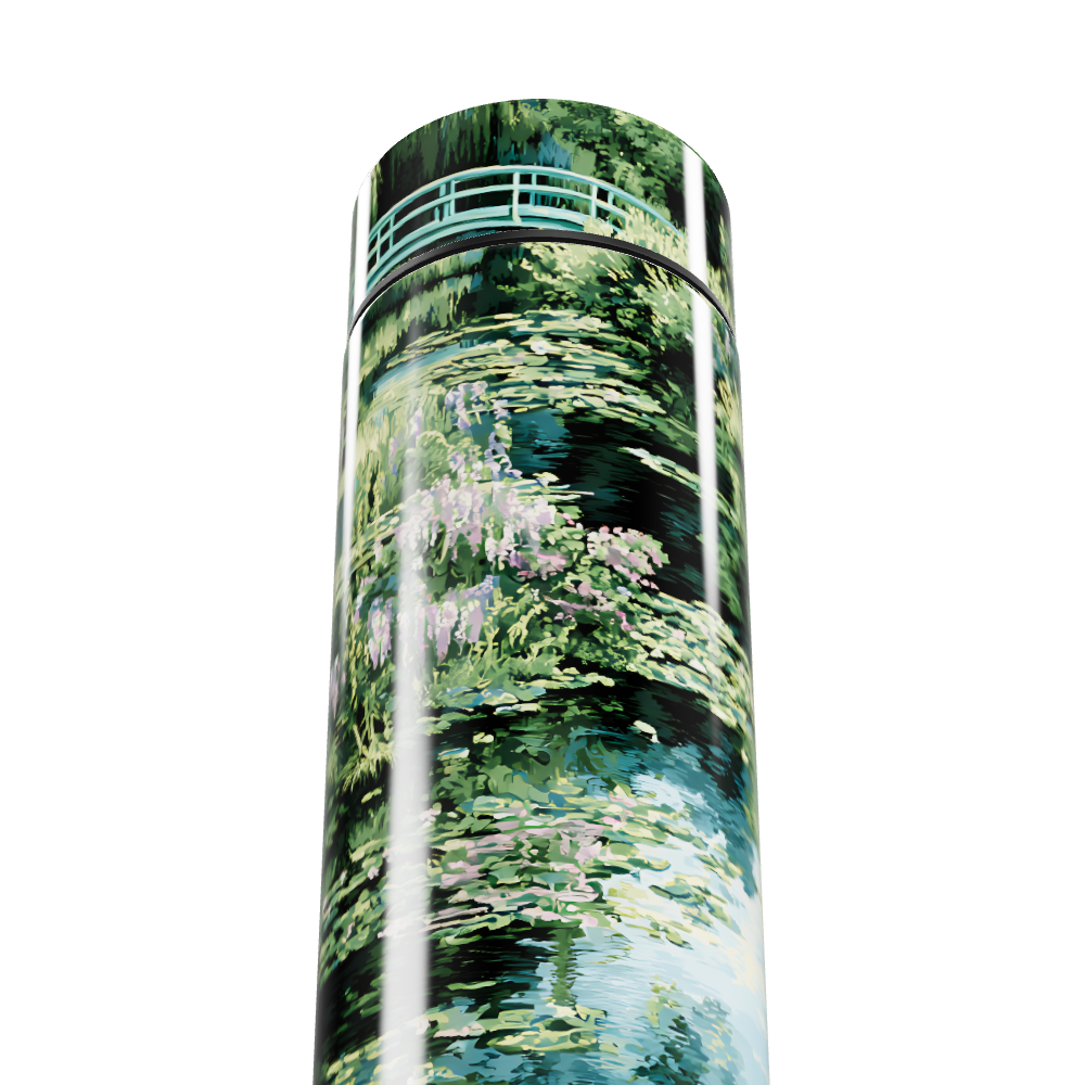 Garrafa Térmica Touch Estampa Monet Jardim