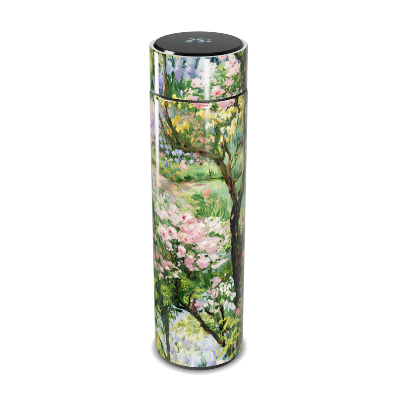 Garrafa Térmica Touch - Estampa Jardim Florido