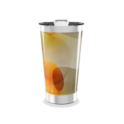 Copo Térmico - Estampa Abstrata Colorida