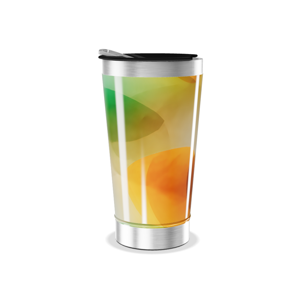 Copo Térmico - Estampa Abstrata Colorida