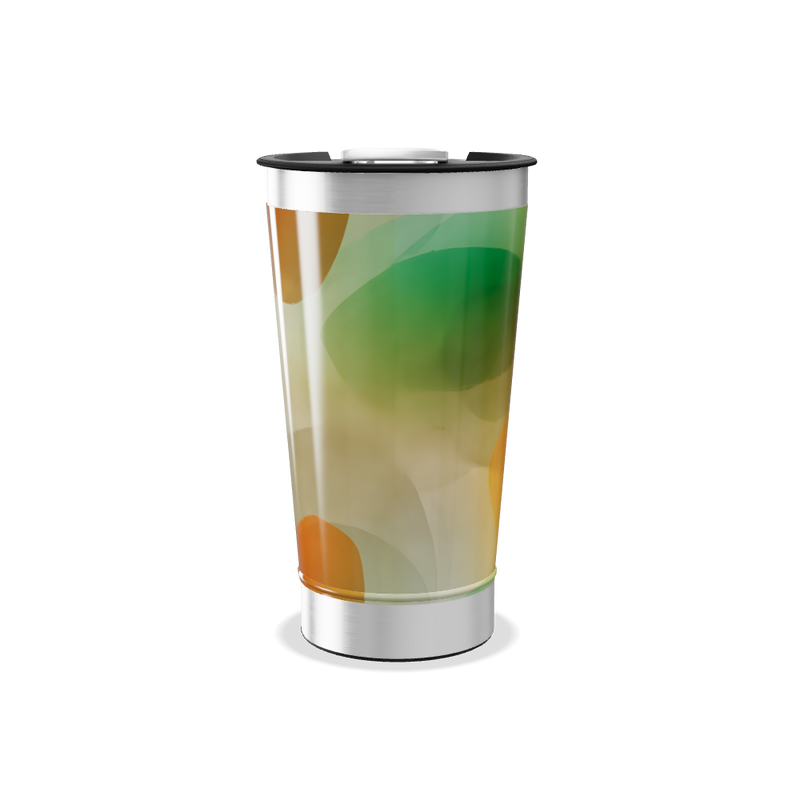 Copo Térmico - Estampa Abstrata Colorida