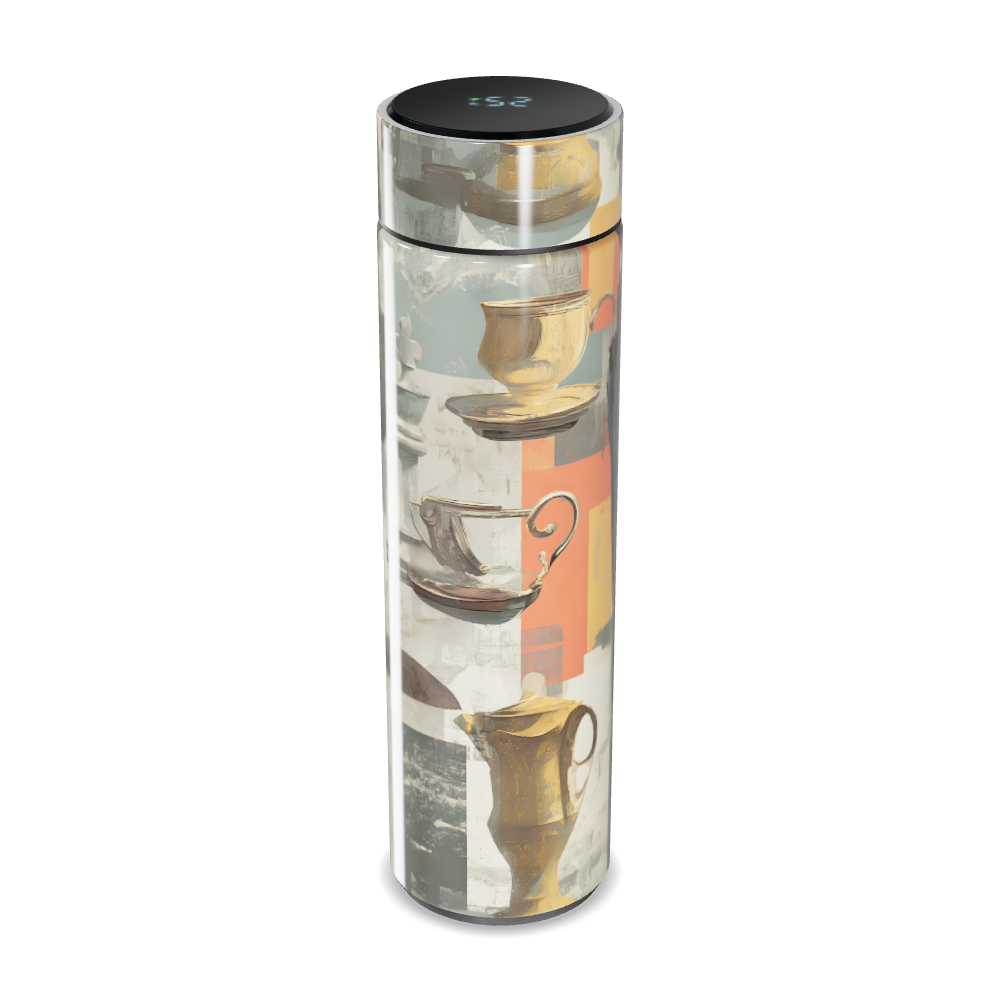 Garrafa Térmica Touch - Estampa Criativa Chess