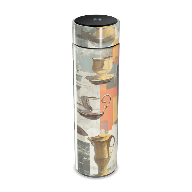 Garrafa Térmica Touch - Estampa Criativa Chess