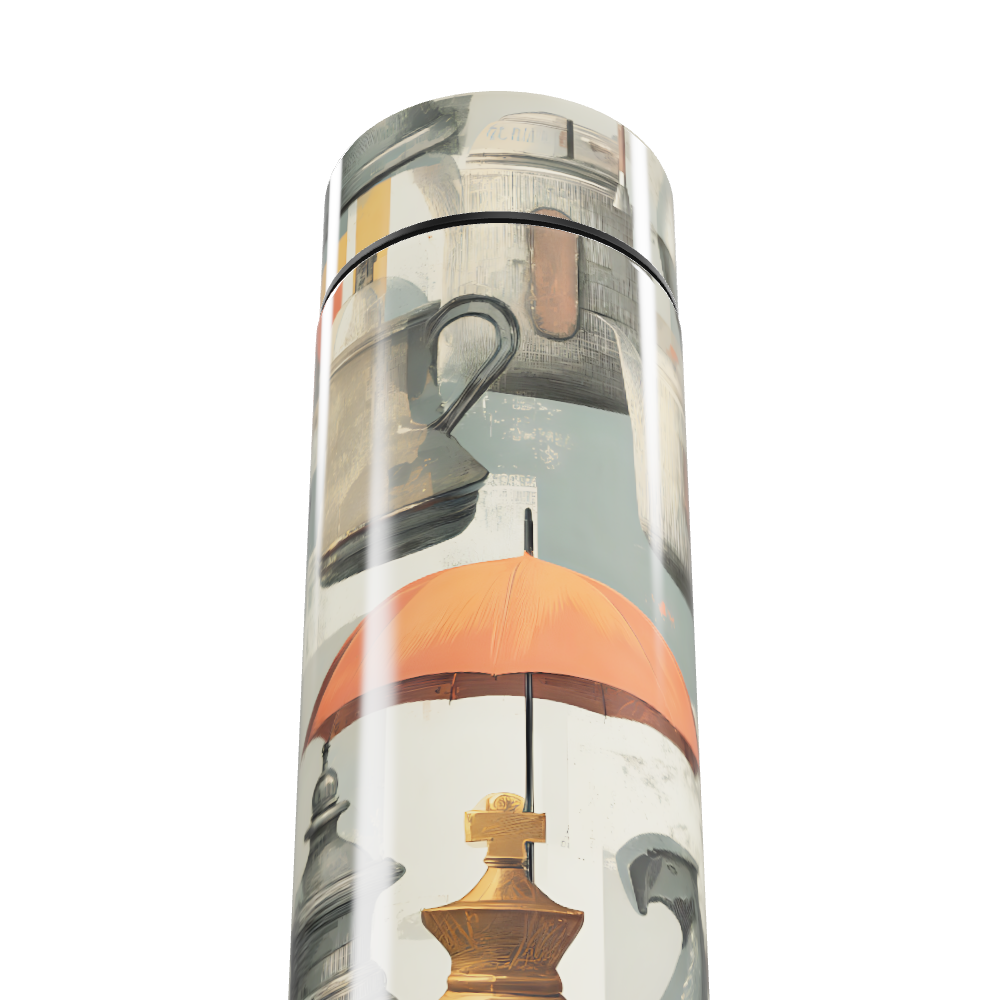 Garrafa Térmica Touch - Estampa Criativa Chess