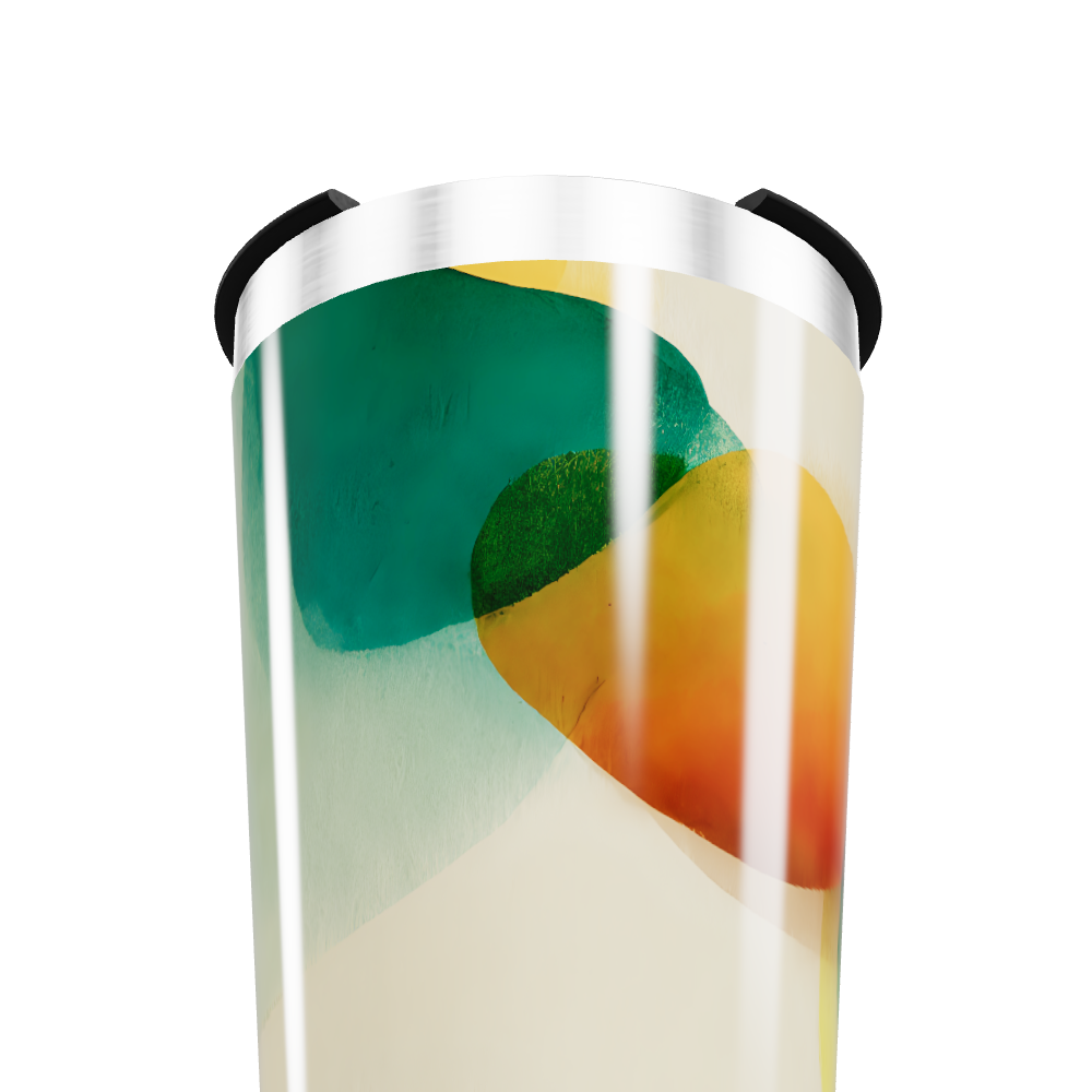 Copo Térmico - Abstrato Colorido Aço Inox