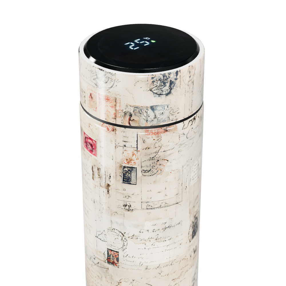 Garrafa Térmica Touch - Estampa Vintage