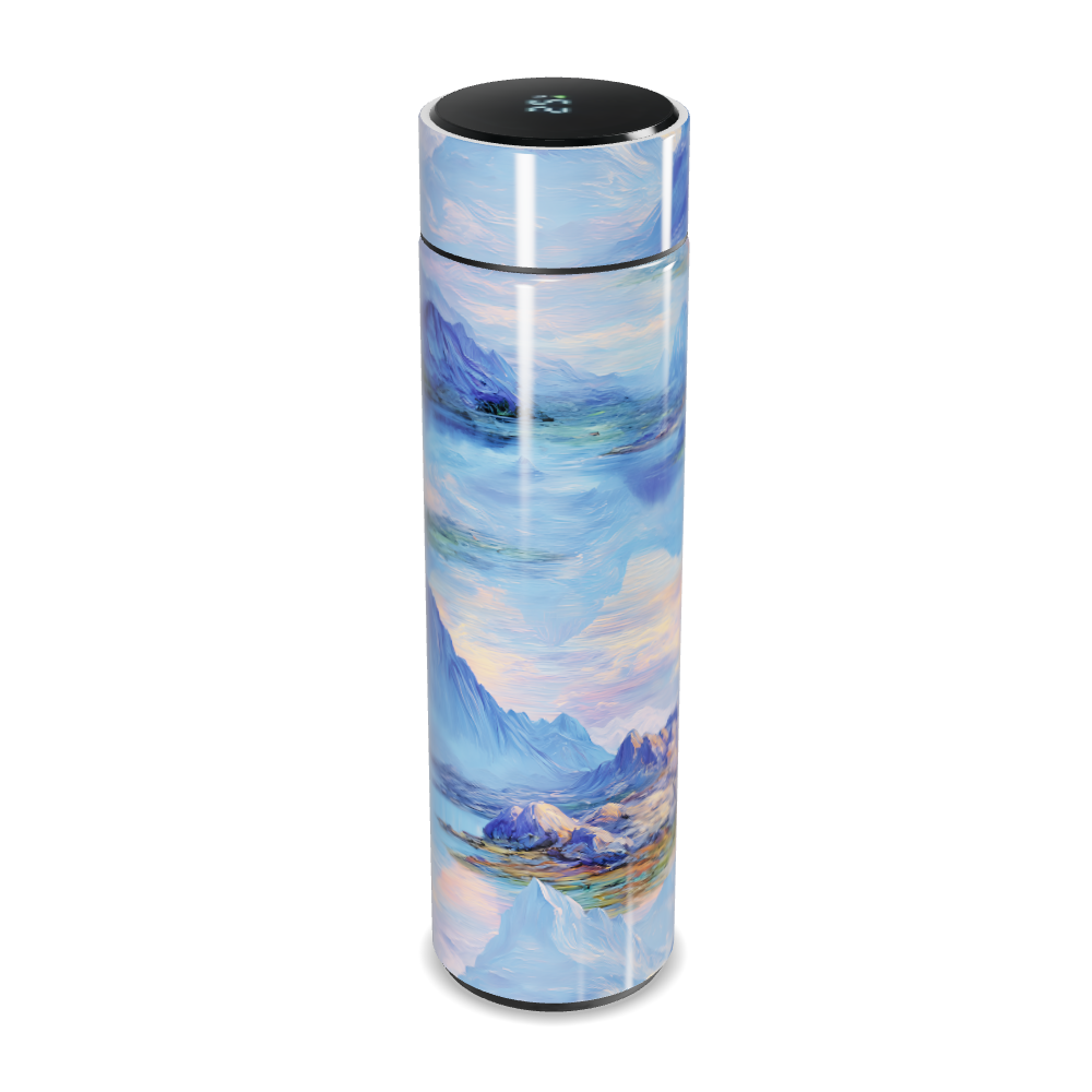 Garrafa Térmica Touch - Paisagem Azul